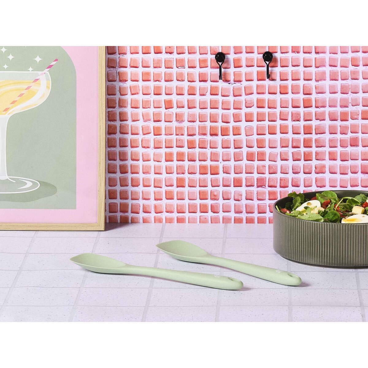 BJORN Couverts à salade en silicone IVAR