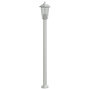 Voir la diapositive 2 : VIDAXL Lampadaire d'exterieur argente 120 cm acier inoxydable