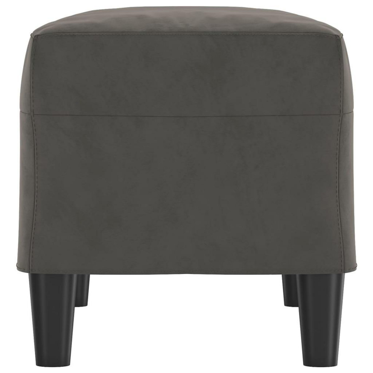VIDAXL Banc Gris fonce 70x35x41 cm Velours