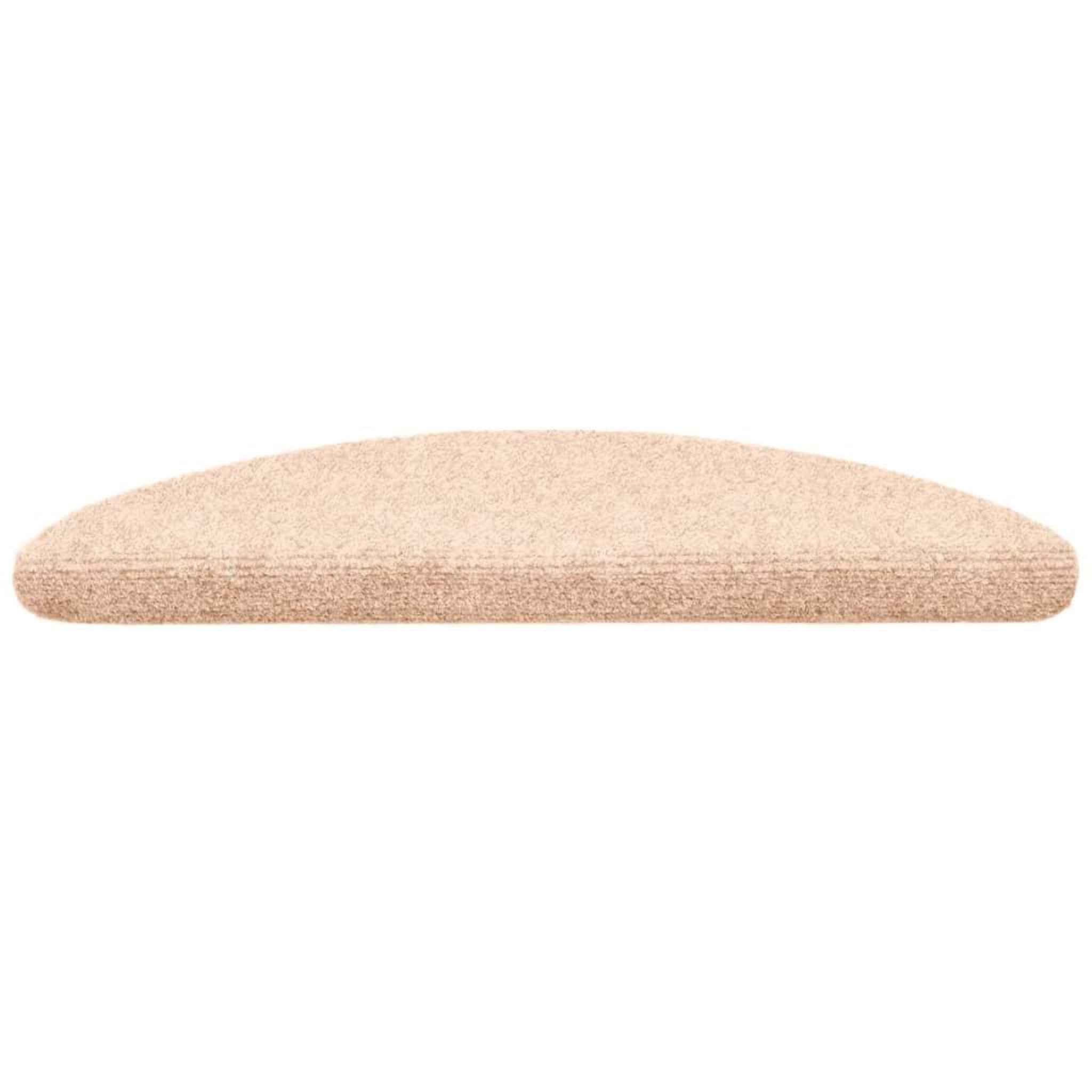 Voir la diapositive 3 : VIDAXL Tapis d'escalier autocollant 20 pcs creme 56x17x3 cm