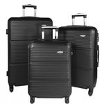 Cactus Lot 3 valises rigides dont 1 valise cabine. Coloris disponibles : Noir