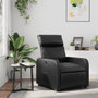 Voir la diapositive 1 : VIDAXL Fauteuil inclinable Noir Similicuir