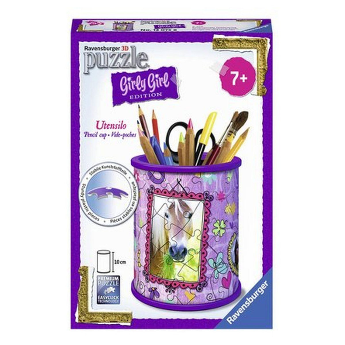 RAVENSBURGER Puzzles 3D 54 pièces Pot à Crayons