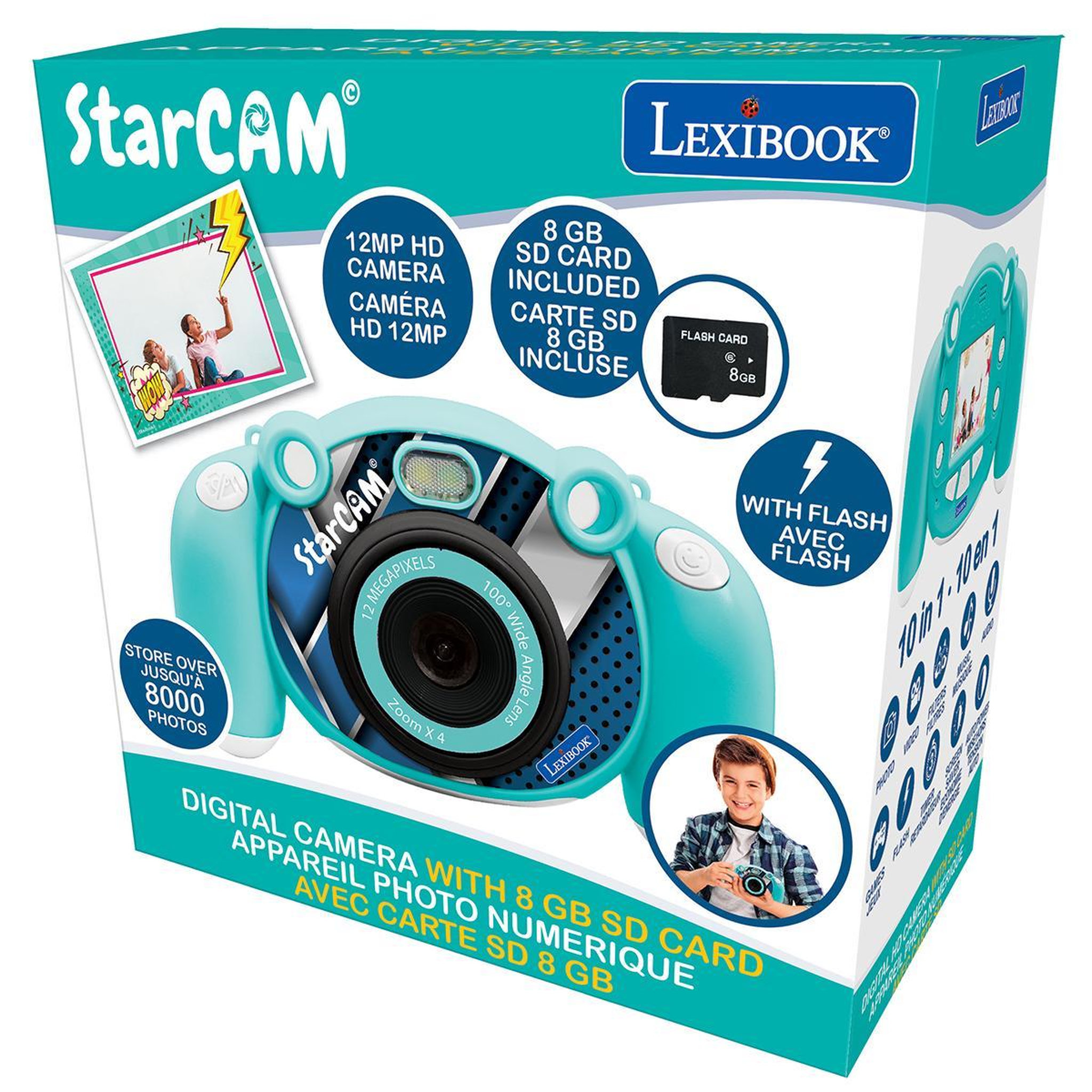 Voir la diapositive 4 : Lexibook Starcam Appareil photo numérique HD
