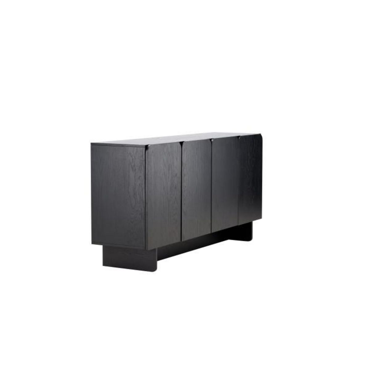 Paris Prix Buffet Design 4 Portes  Tyreso  160cm Noir