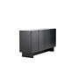 Voir la diapositive 3 : Paris Prix Buffet Design 4 Portes  Tyreso  160cm Noir