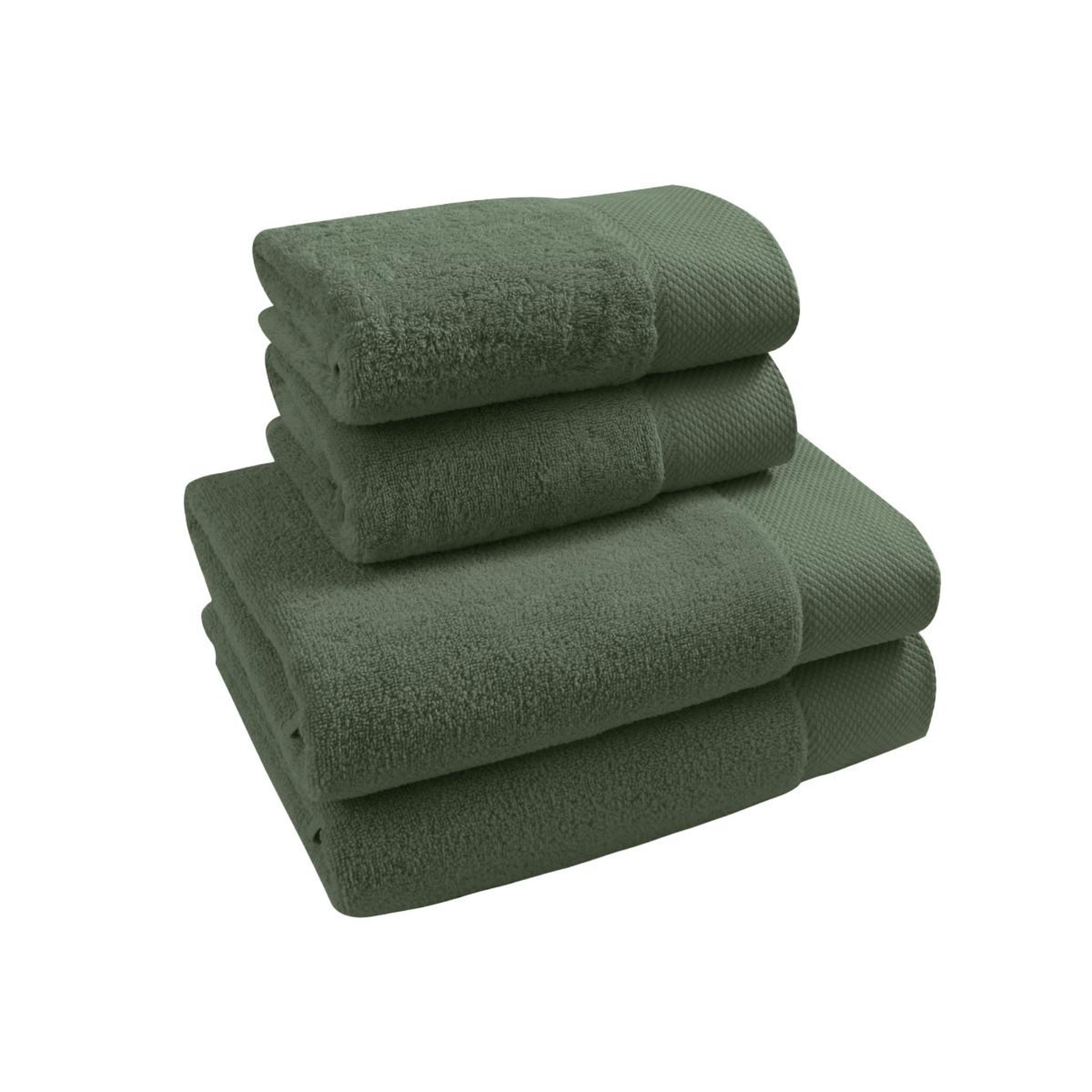 Voir la diapositive 2 : Sensei Maison Ensemble de bain 4 pièces Zéro Twist SENSOFT (2 draps de bain + 2 serviettes)