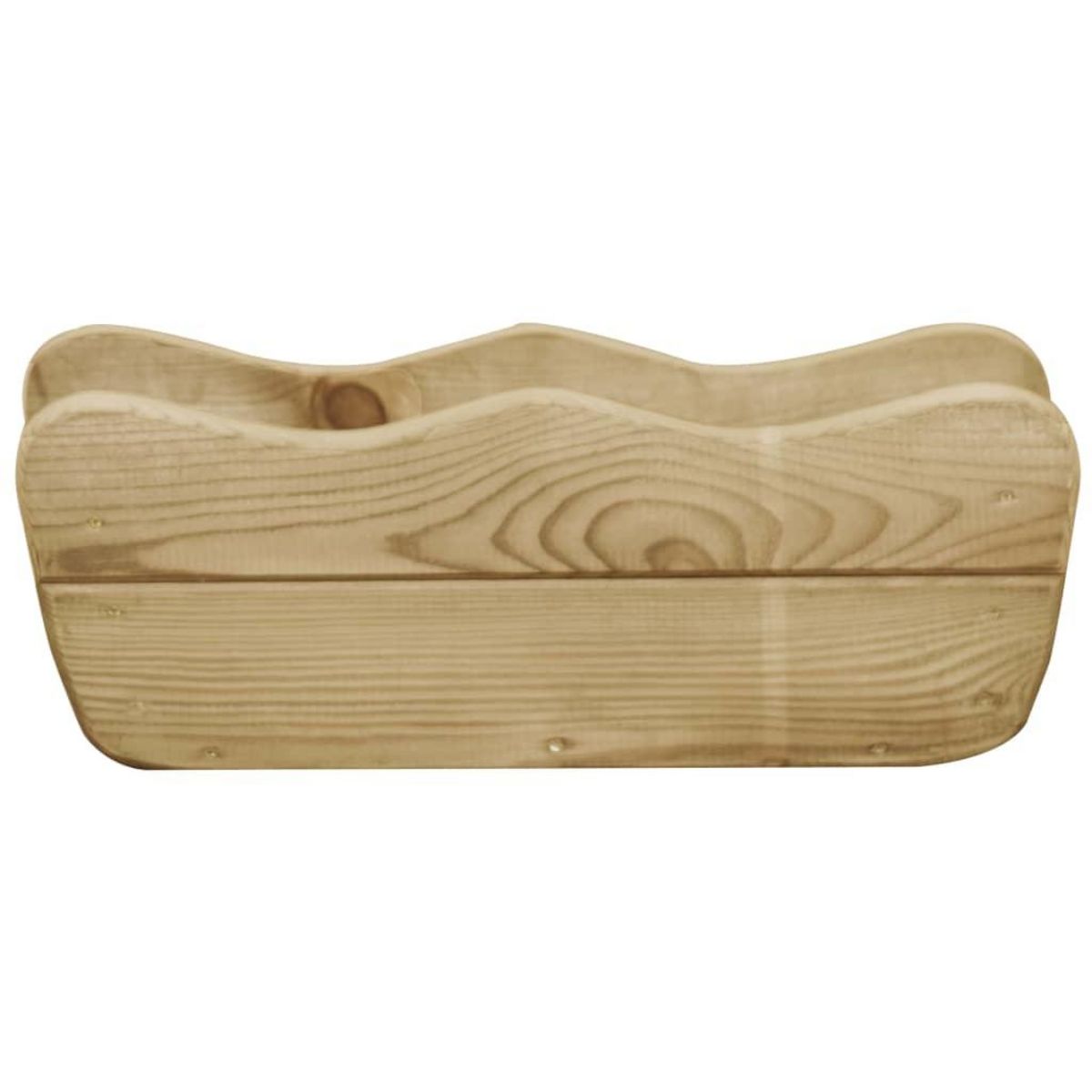 VIDAXL Lit sureleve de jardin 50x18x18 cm Bois de pin impregne