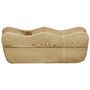 Voir la diapositive 2 : VIDAXL Lit sureleve de jardin 50x18x18 cm Bois de pin impregne
