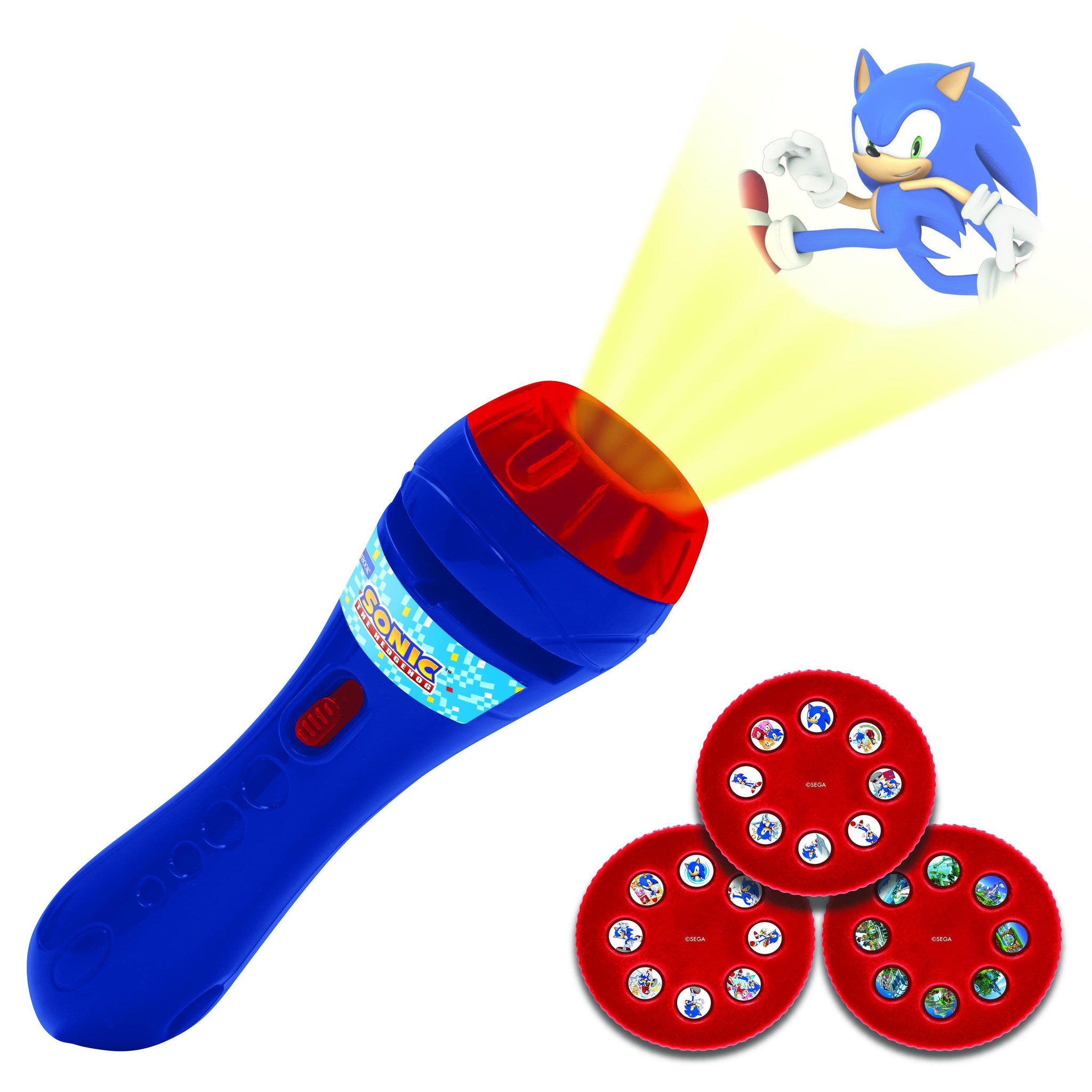 Lexibook Projecteur à histoires et lampe torche Sonic