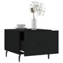 Voir la diapositive 4 : VIDAXL Table basse Noir 50x50x40 cm Bois d'ingenierie