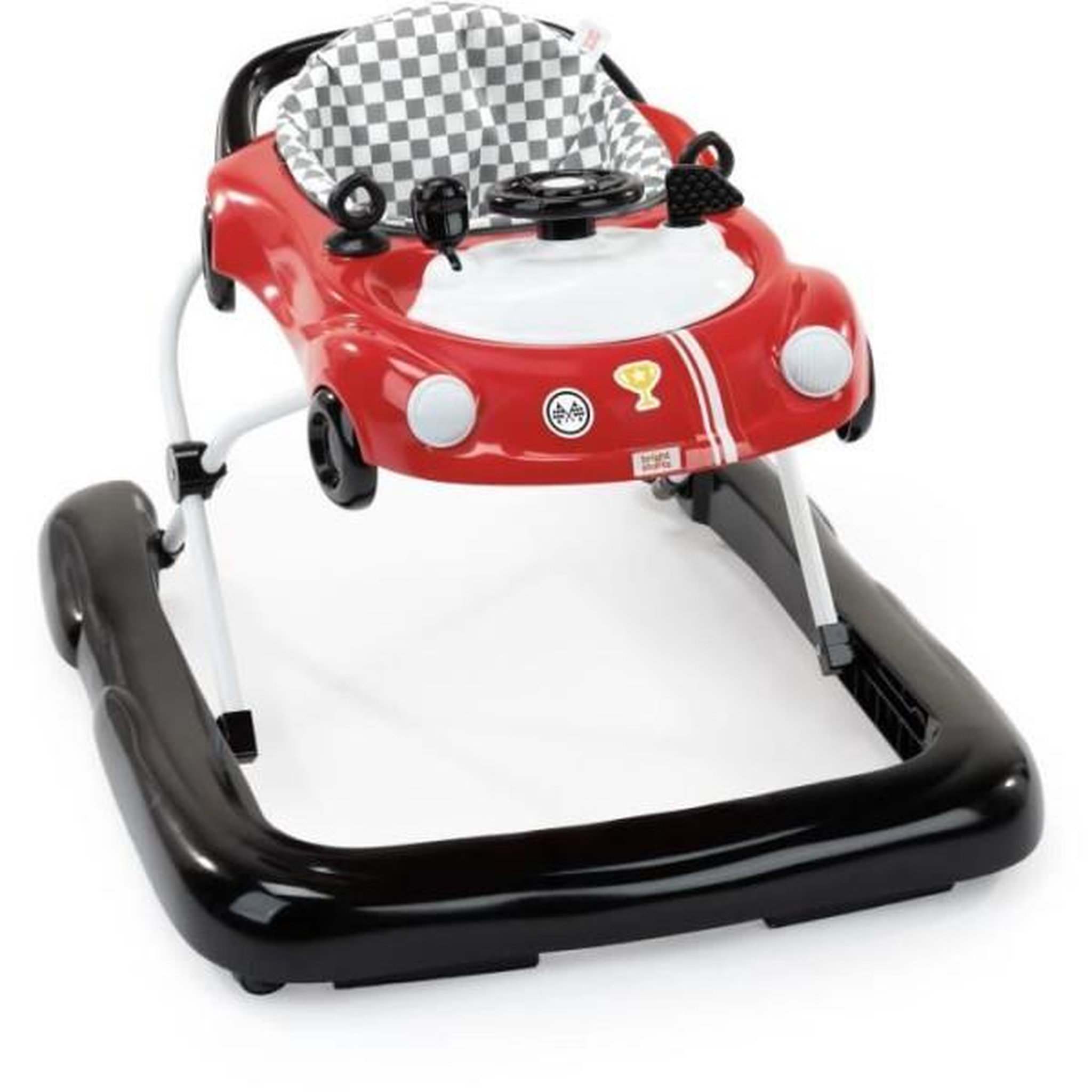 Bright Starts Bright starts trotteur 3 en 1, petit bolide, 3 modes de jeux évolutifs, rouge