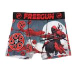 FREEGUN Boxer Noir/ à Imprimés Garçon Freegun NIN. Coloris disponibles : Rouge