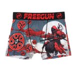 FREEGUN Boxer Noir/ à Imprimés Garçon Freegun NIN. Coloris disponibles : Rouge