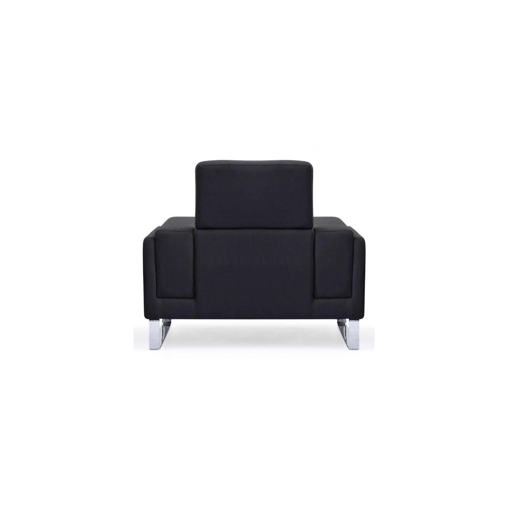 Voir la diapositive 6 : Paris Prix Fauteuil en tissu  ezekiel  104cm noir