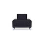 Voir la diapositive 6 : Paris Prix Fauteuil en Tissu  Ezekiel  104cm Noir