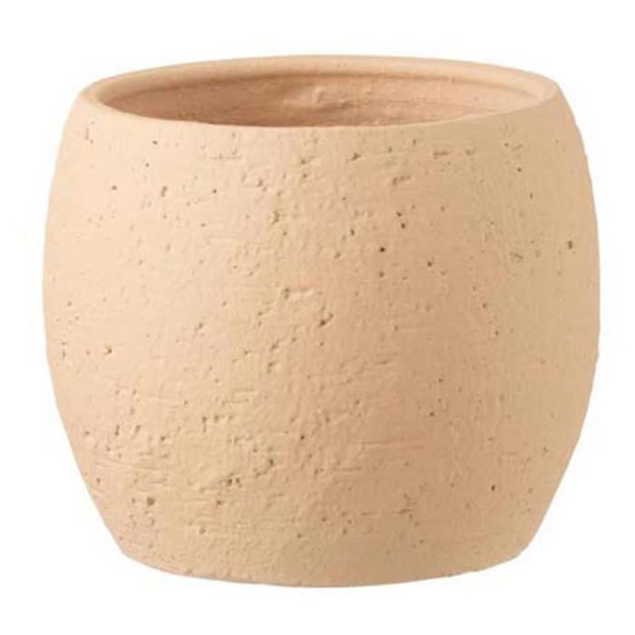 Voir la diapositive 1 : Paris Prix Cache-Pot en Céramique  Enya  20cm Beige