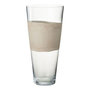 Voir la diapositive 1 : Paris Prix Vase Déco en Verre  Delph  45cm Transparent & Beige