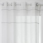 ATMOSPHERA Voilage Indi - 140 x 240 cm - Blanc
