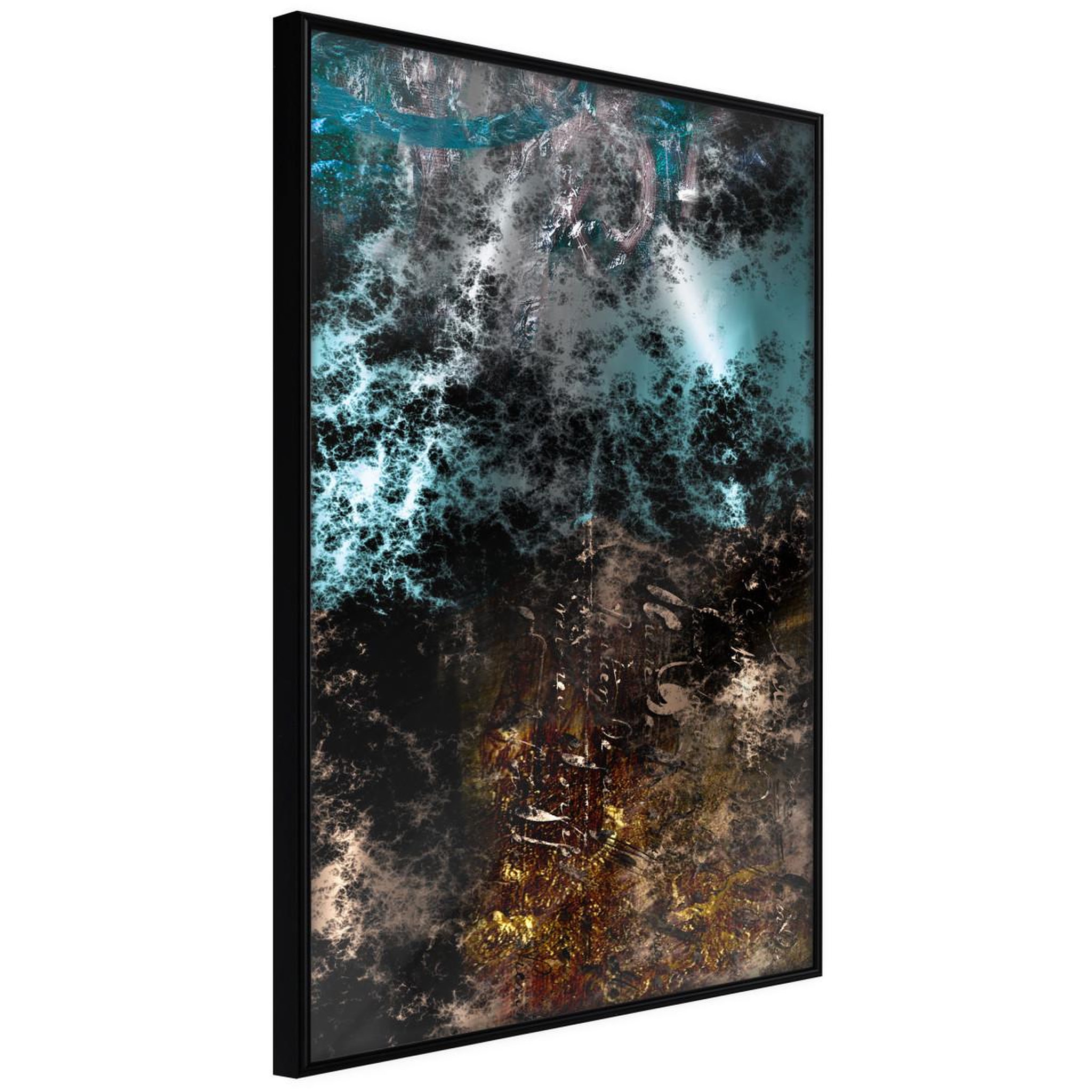 Paris Prix Affiche murale encadrée  dark matter i. Coloris disponibles : Jaune, Noir