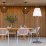 Voir la diapositive 3 : Lumisky Lampadaire ext filaire STANDY Blanc Polyéthylène H180CM
