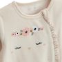 Voir la diapositive 2 : Petit Béguin Lot de 2 pyjamas bébé en velours ouverture zippée Perle