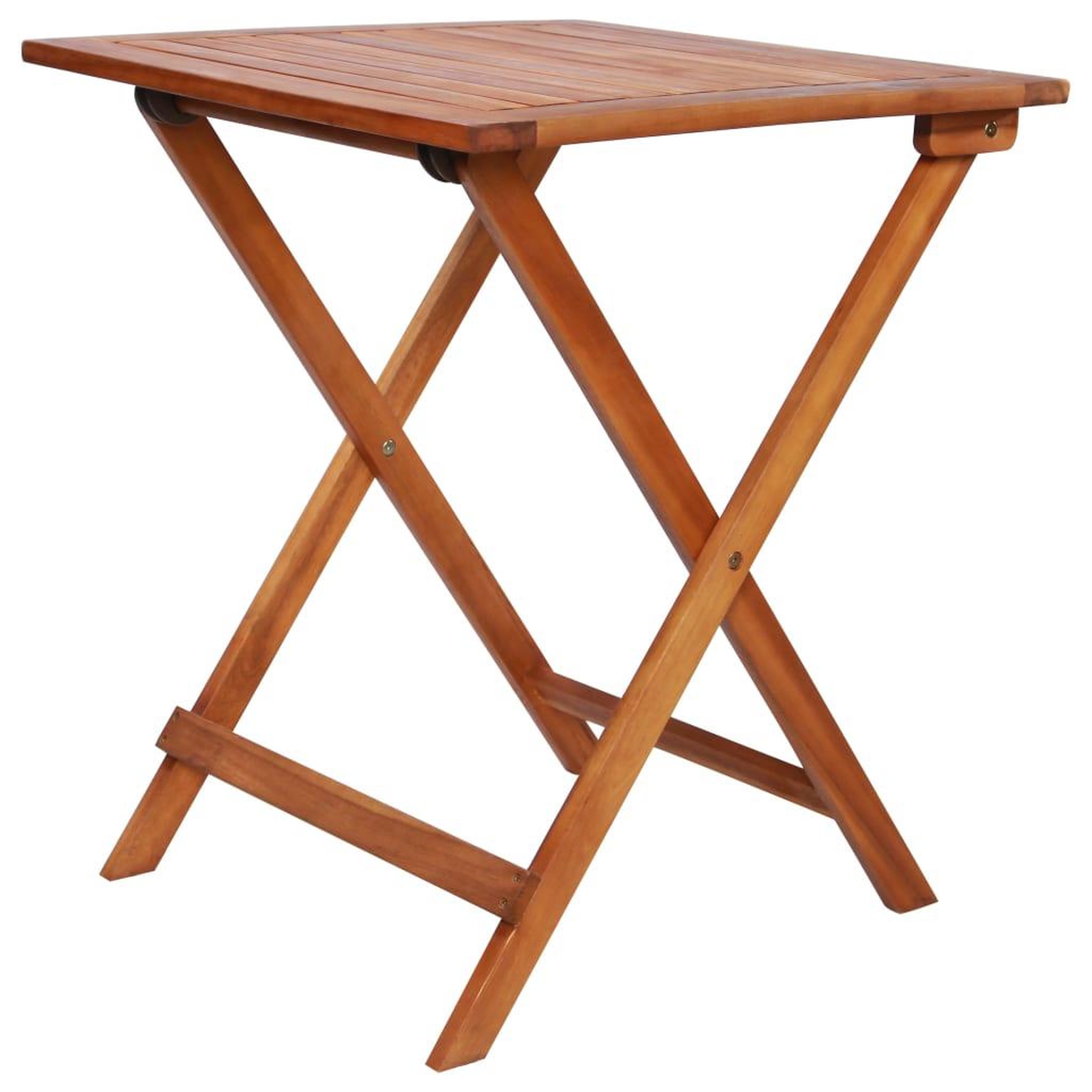 Voir la diapositive 4 : VIDAXL Mobilier de bistro pliable 3 pcs Bois d'acacia solide