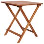 Voir la diapositive 4 : VIDAXL Mobilier de bistro pliable 3 pcs Bois d'acacia solide