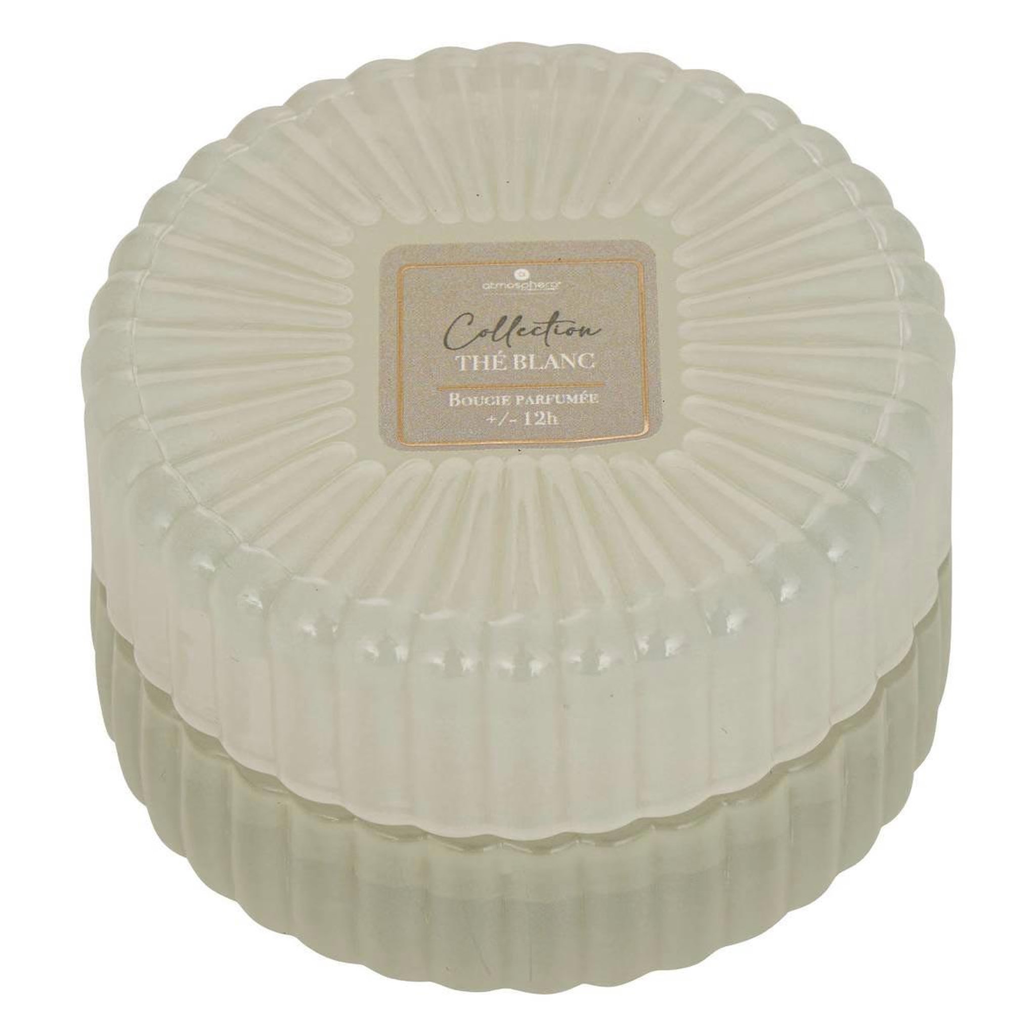 Voir la diapositive 3 : ATMOSPHERA Coffret senteur 2 pièces  albie  8cm thé blanc