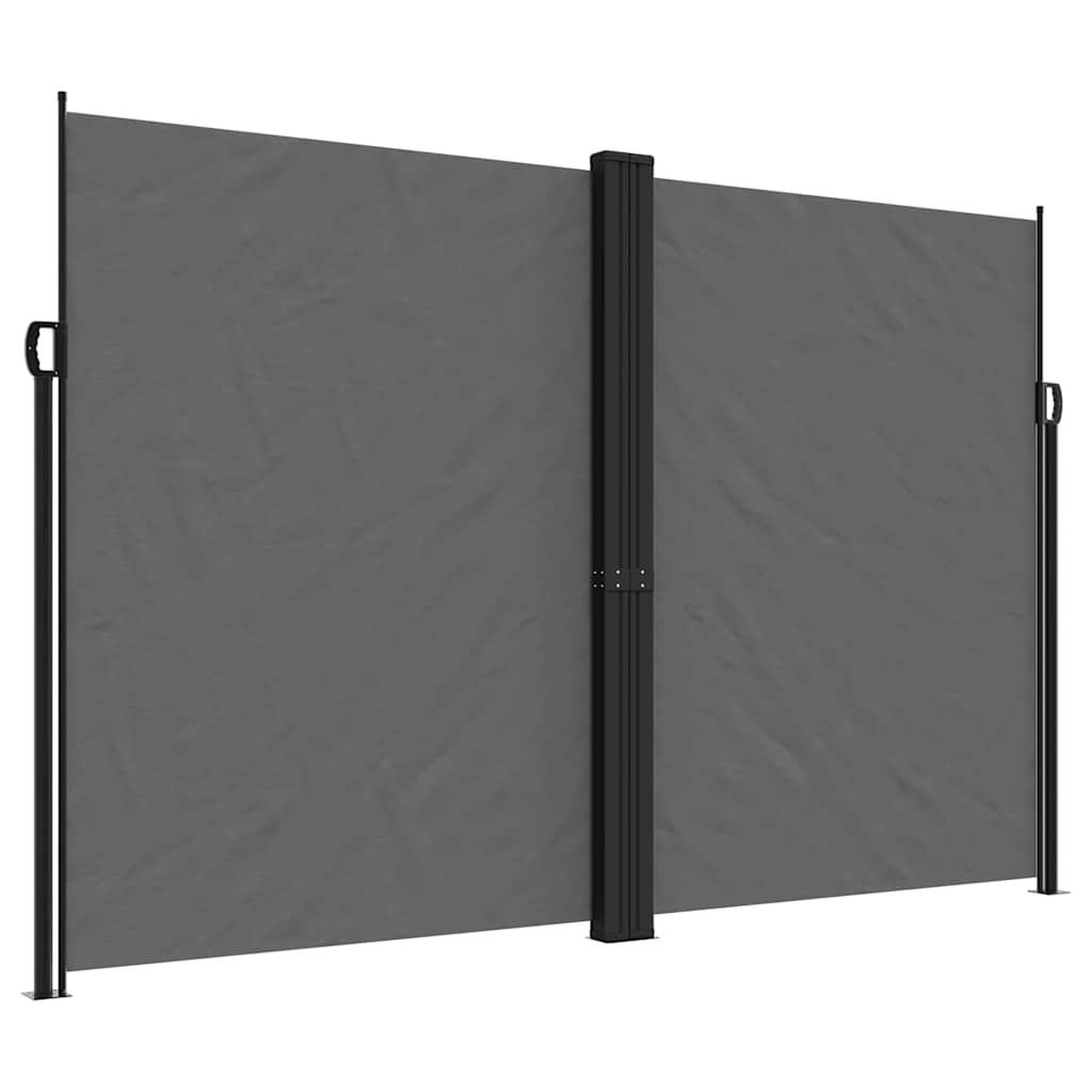 Voir la diapositive 2 : VIDAXL Auvent lateral retractable anthracite 220x1000 cm