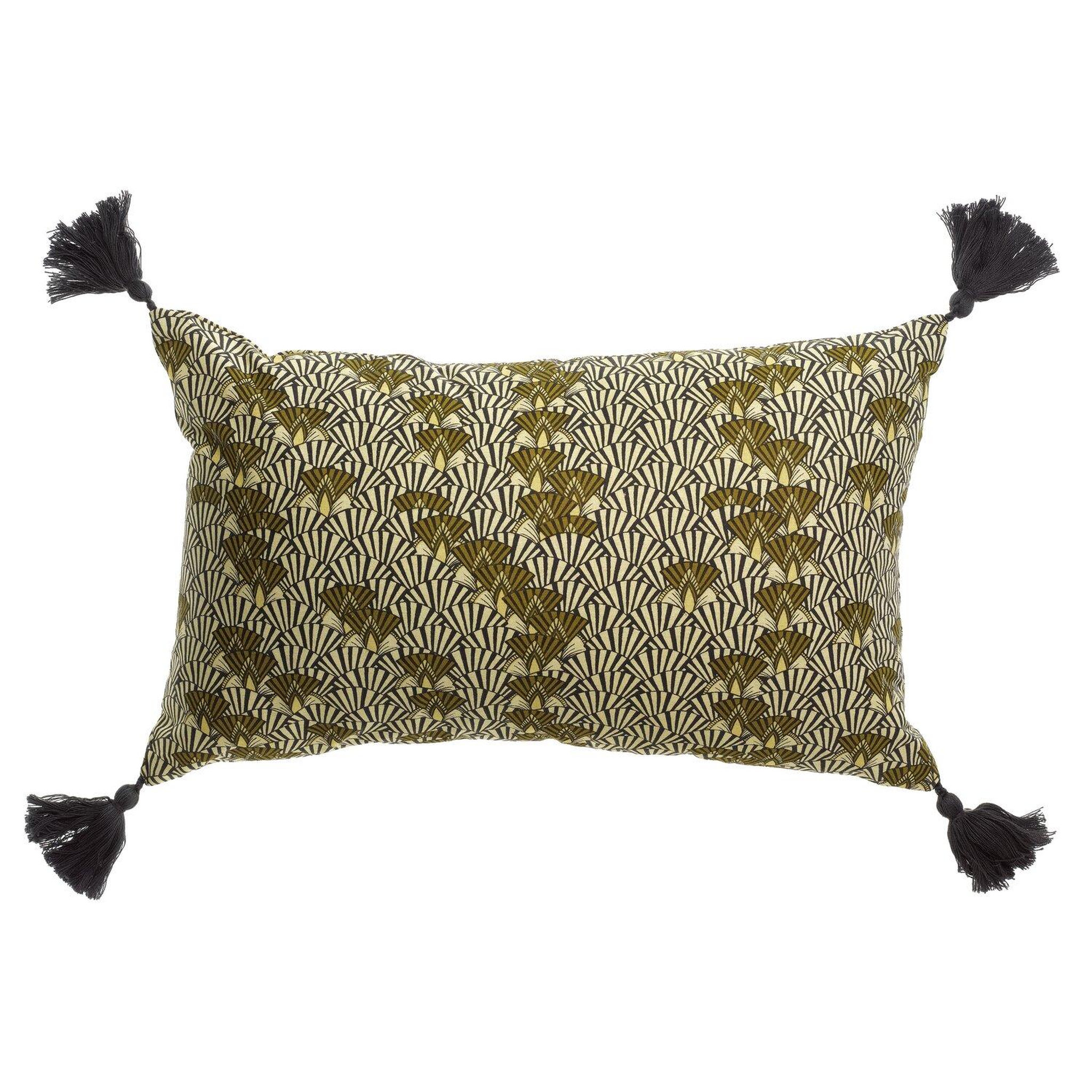 Les Ateliers du Linge Coussin 100% coton 170g liana. Coloris disponibles : Gris