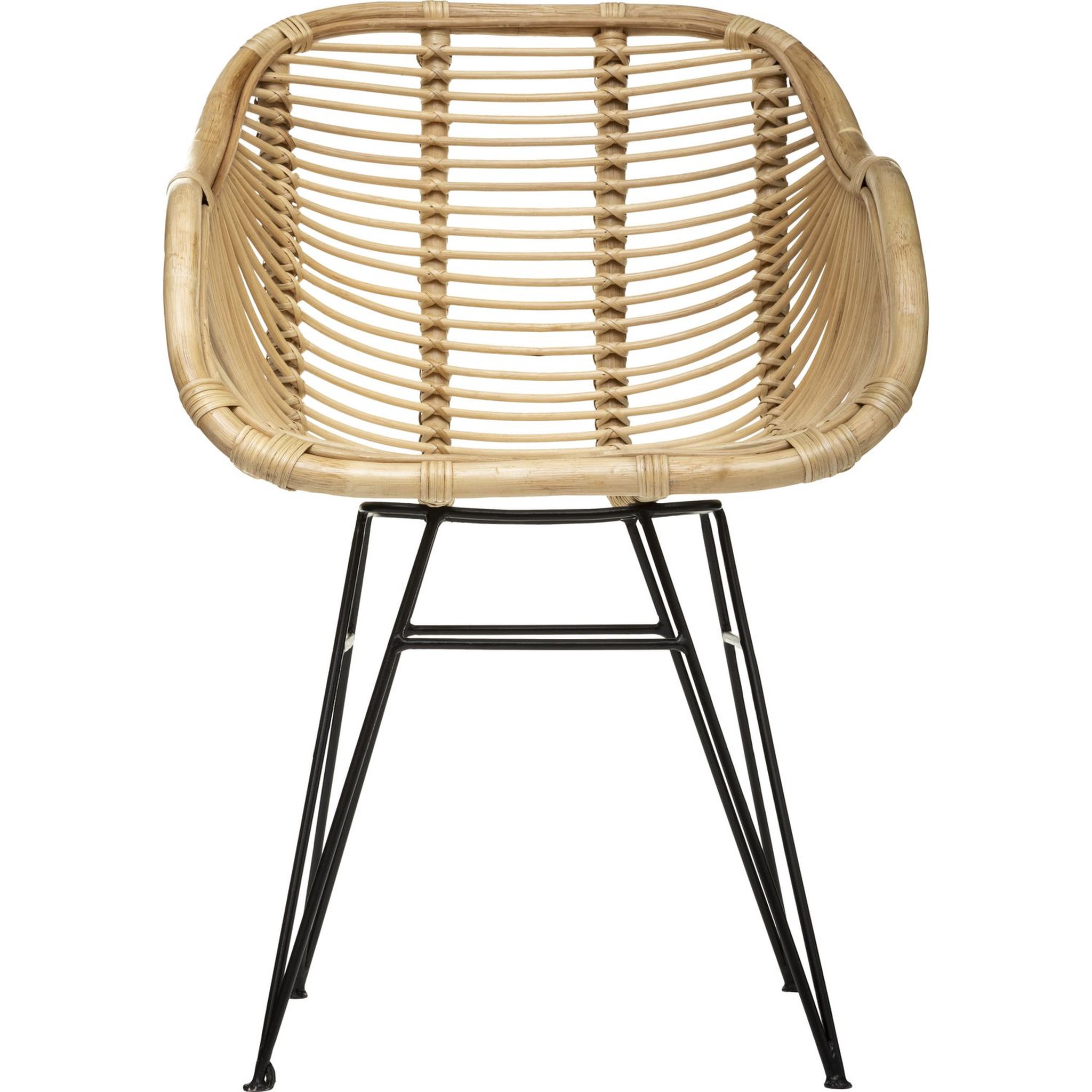 Voir la diapositive 2 : Fauteuil en rotin naturel LORETA