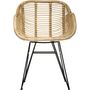 Voir la diapositive 2 : Fauteuil en rotin naturel LORETA