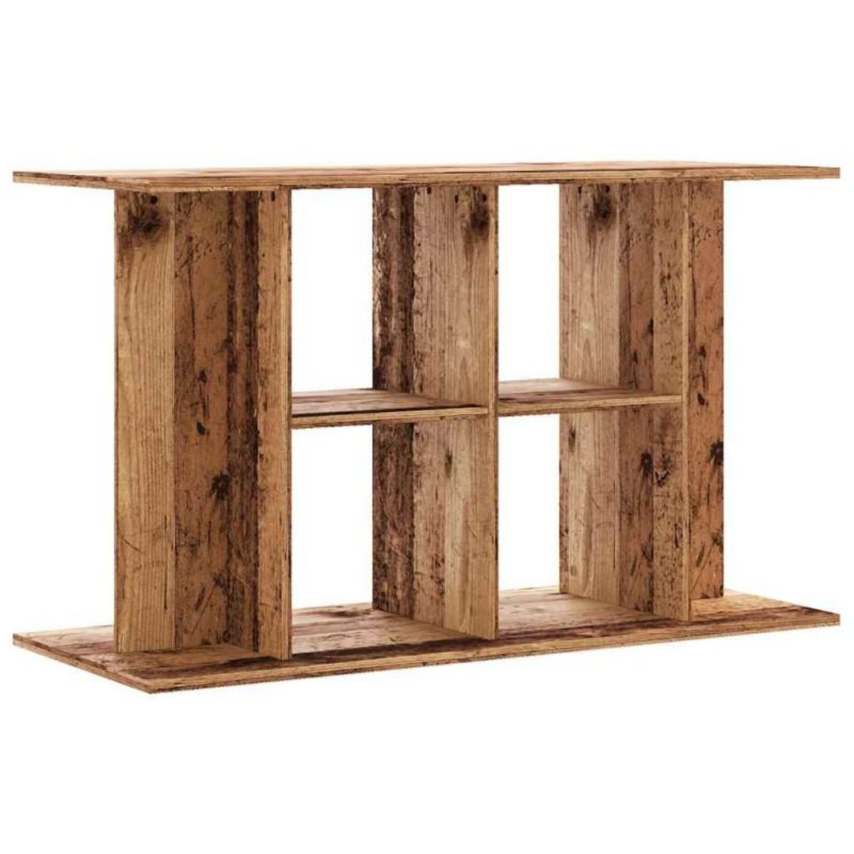 VIDAXL Support pour aquarium vieux bois 100x40x60 cm bois d ingénierie