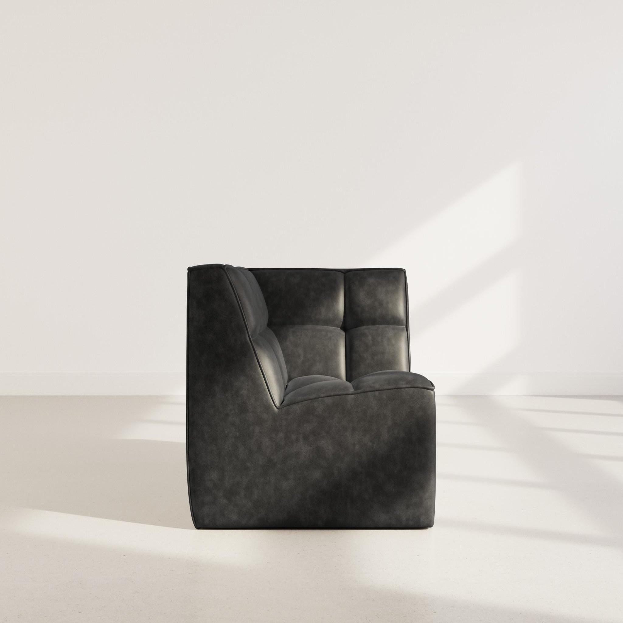 Voir la diapositive 2 : BEST MOBILIER Alya - module d'angle en simili