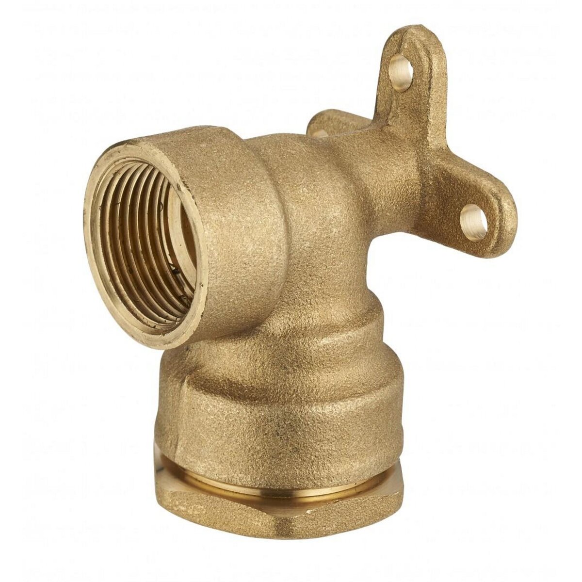 CENTRALE BRICO Coude applique F3/4 à compression laiton D.25 pour tube en polyéthylène