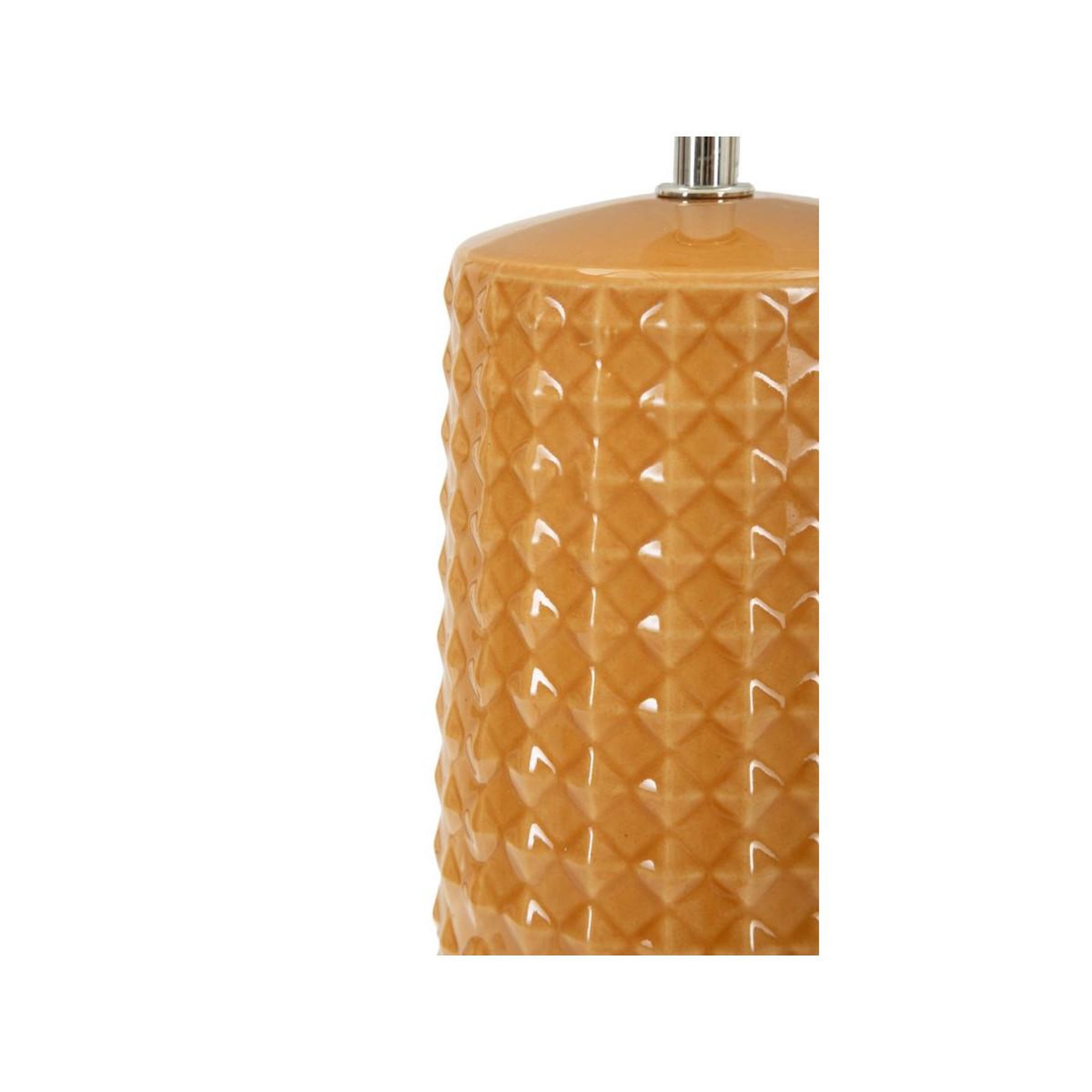 Voir la diapositive 3 : Paris Prix Lampe à poser en céramique  gliss  52cm moutarde