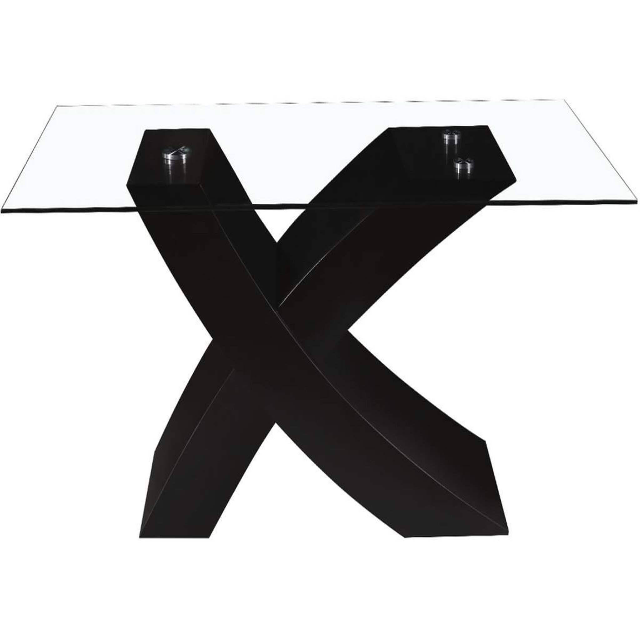 Voir la diapositive 4 : Habitat et Jardin Table repas  Mona  - 150 x 90 x 74 cm - Noir