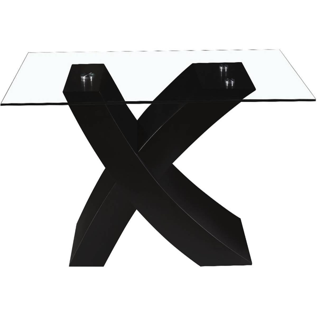 Habitat et Jardin Table repas  Mona  - 150 x 90 x 74 cm - Noir