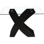 Voir la diapositive 4 : Habitat et Jardin Table repas  Mona  - 150 x 90 x 74 cm - Noir