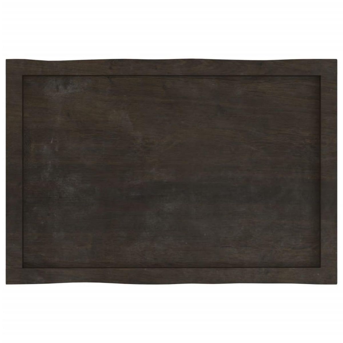 VIDAXL Dessus de table bois massif traite bordure assortie