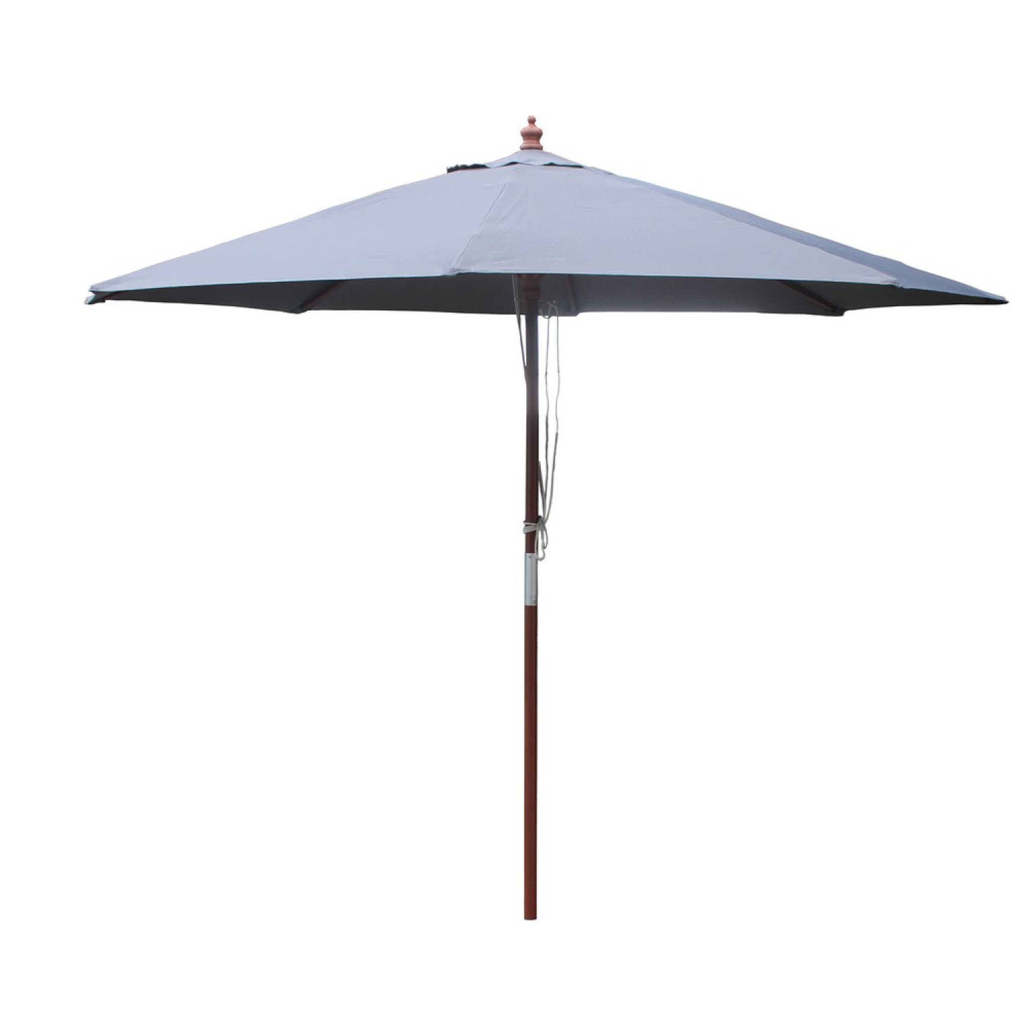 CONCEPT USINE Parasol gris rond 266 x 266 m napoli