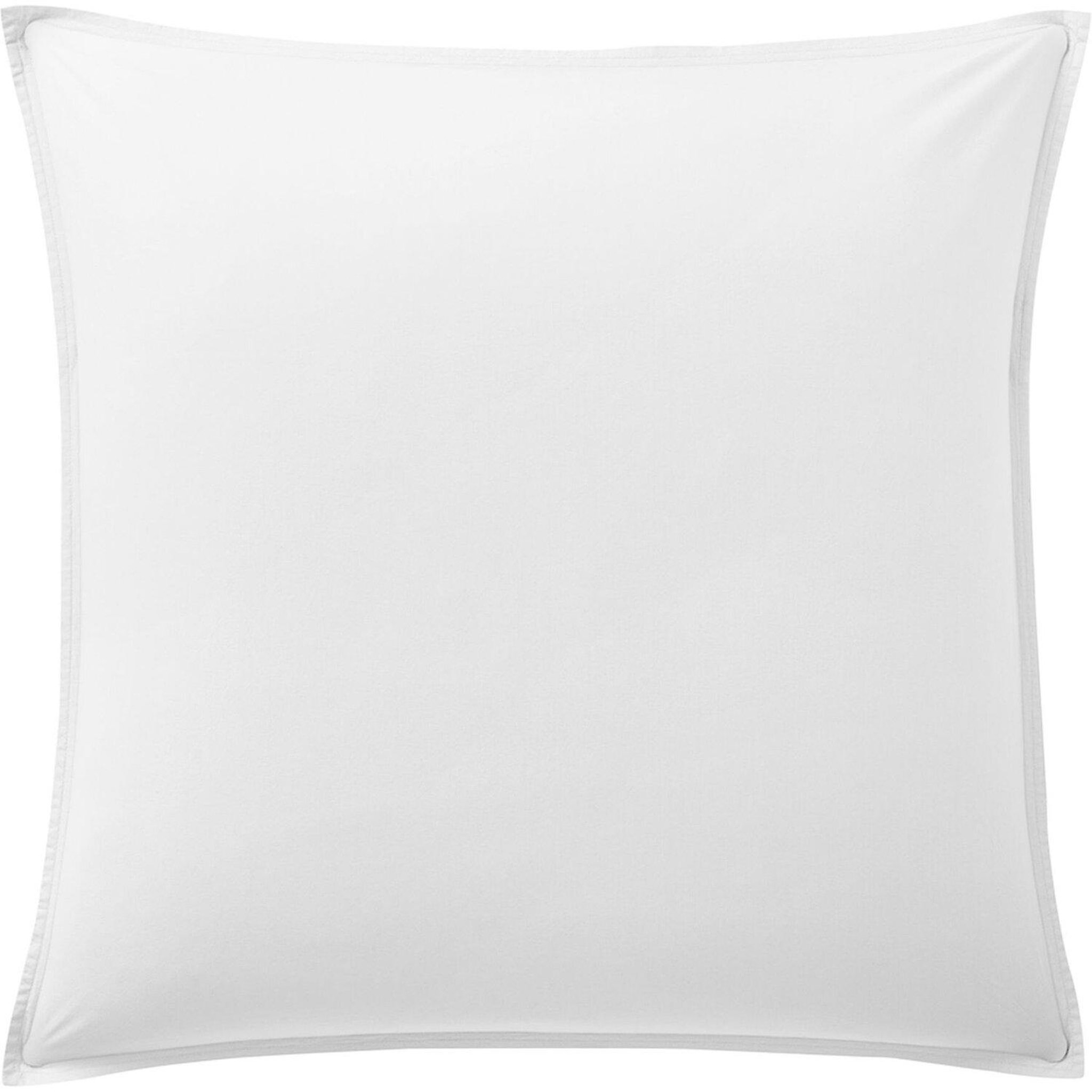 Voir la diapositive 1 : BATON ROUGE Taie d'oreiller 100% percale de coton lavé 80fils/cm2 uni