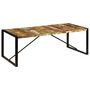 Voir la diapositive 1 : VIDAXL Table a dîner 220x100x75 cm Bois de recuperation solide