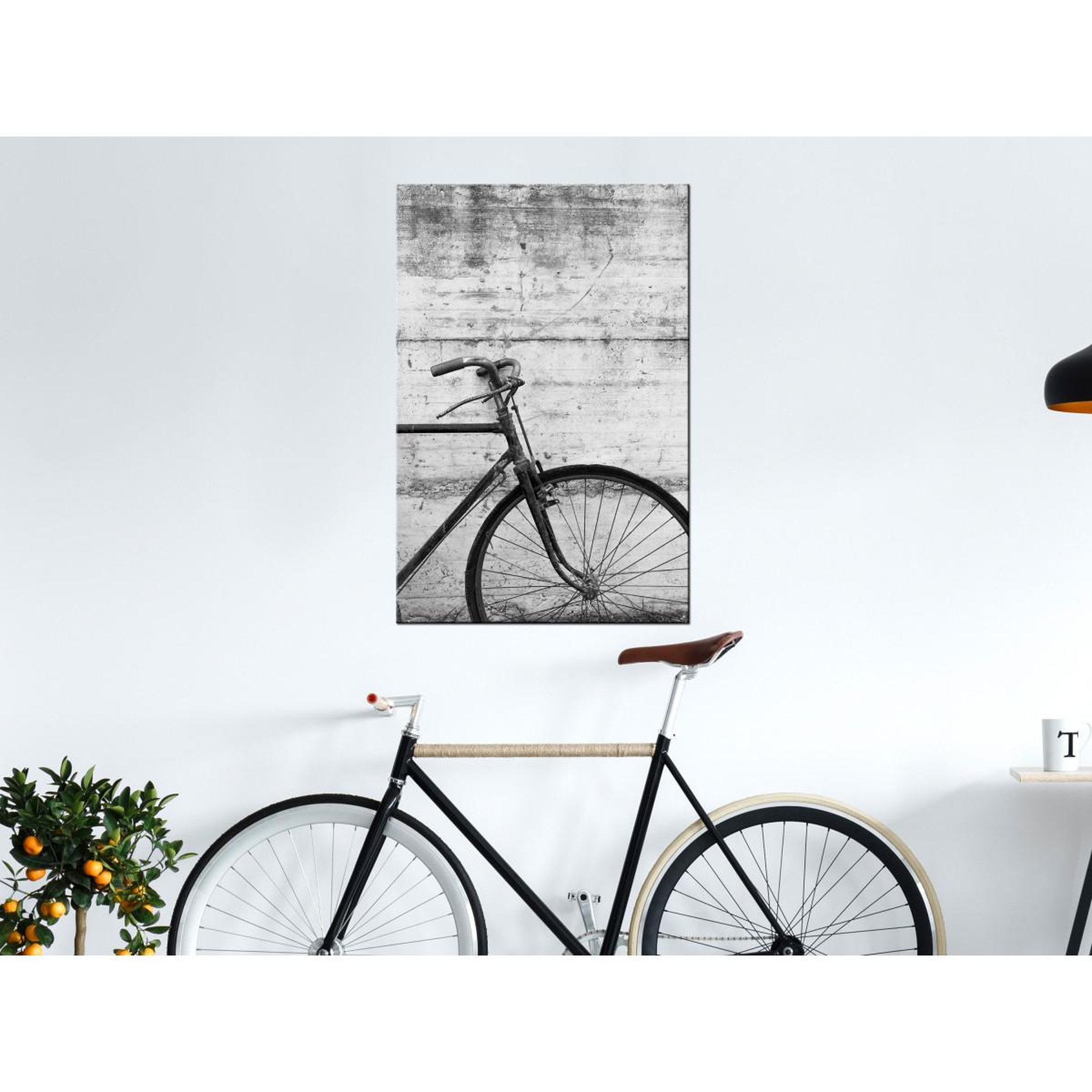 Voir la diapositive 2 : Paris Prix Tableau Imprimé  Bicycle & Concrete