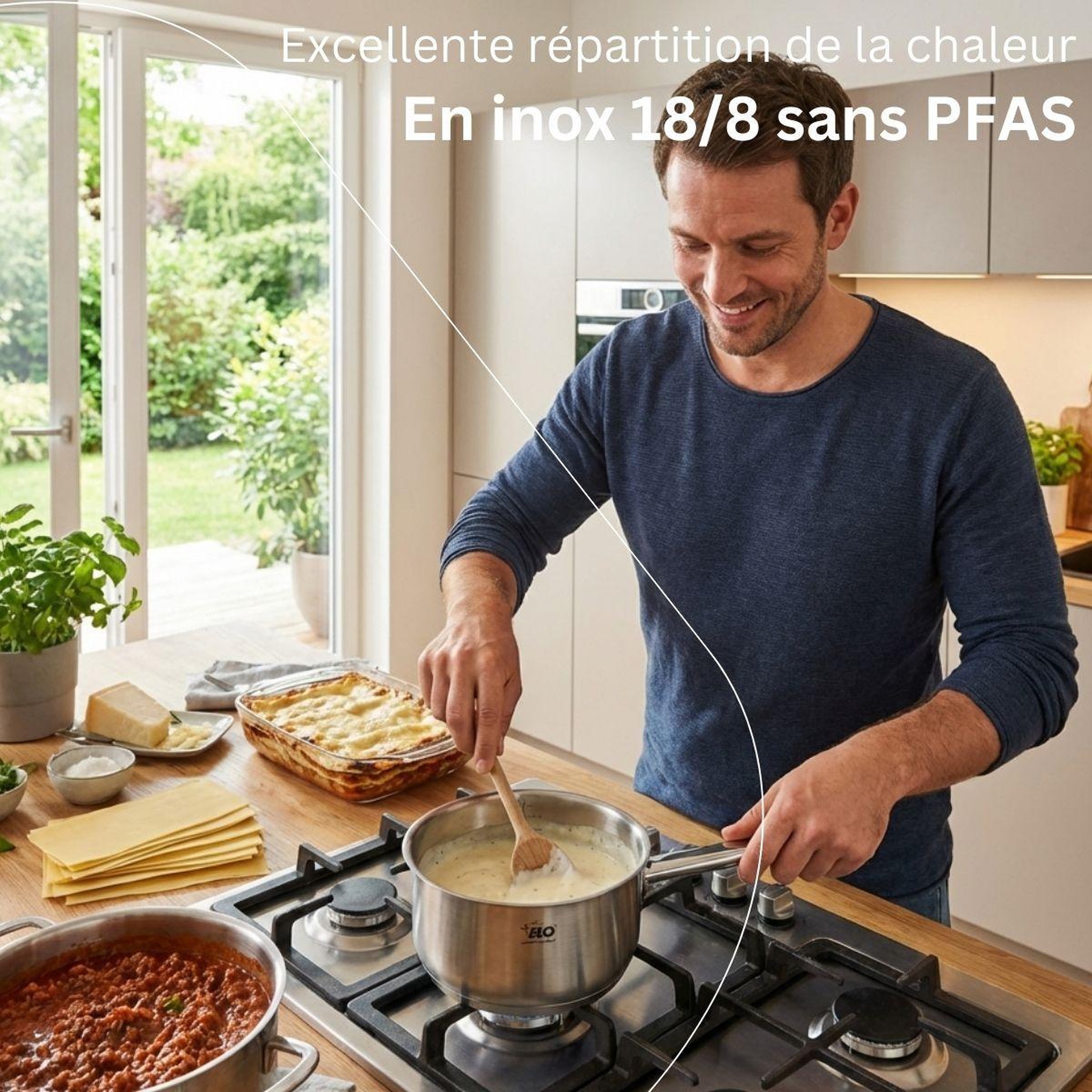 Voir la diapositive 4 : ELO Casserole en inox 16 cm d'1 litre Elo Profi Cuisine