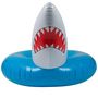 Voir la diapositive 4 : AIRMYFUN Bouée Gonflable Ronde XXL pour Piscine & Plage Ultra Confort, Flotteur Deluxe - Requin ø115cm