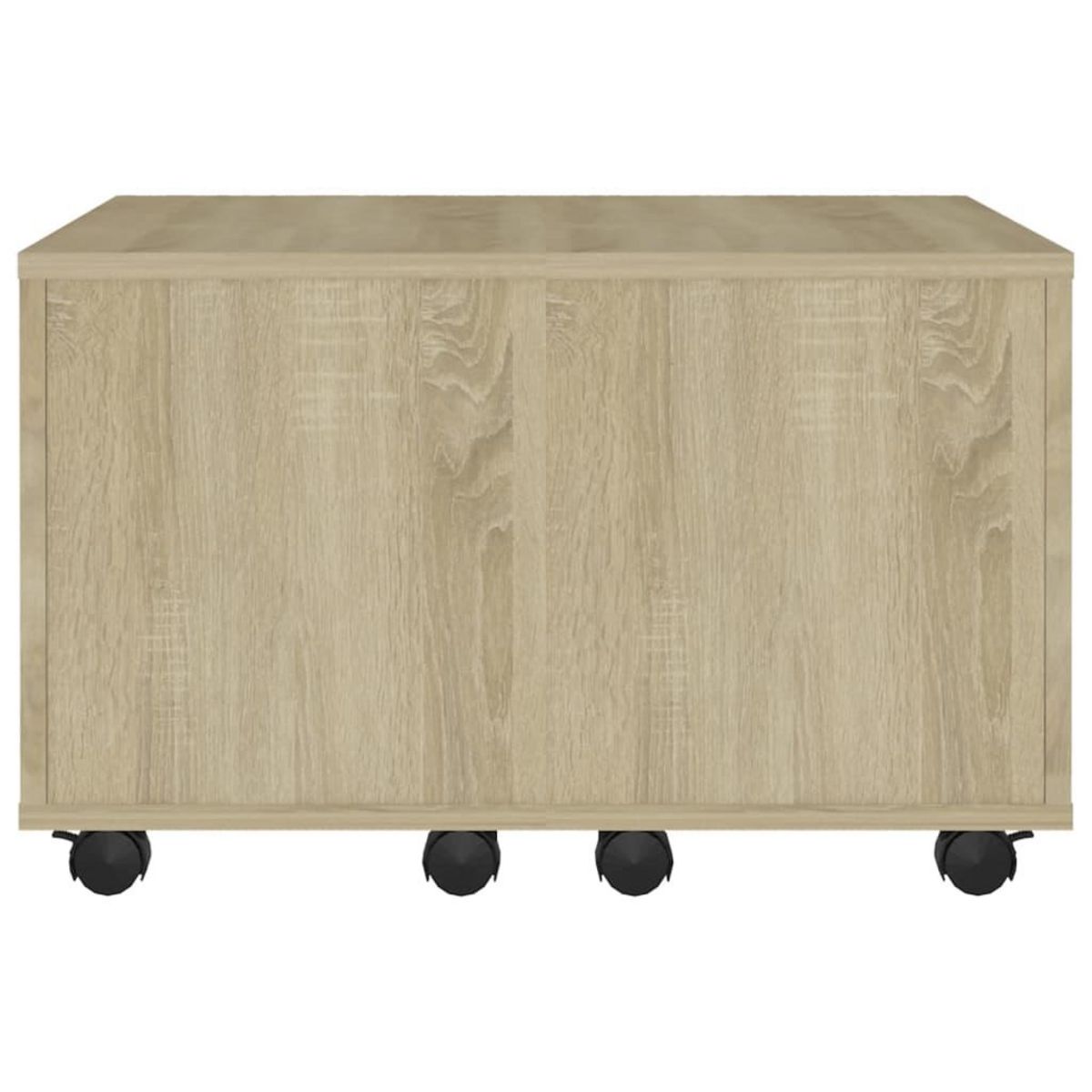 VIDAXL Table basse chene sonoma 60x60x38 cm bois d'ingenierie