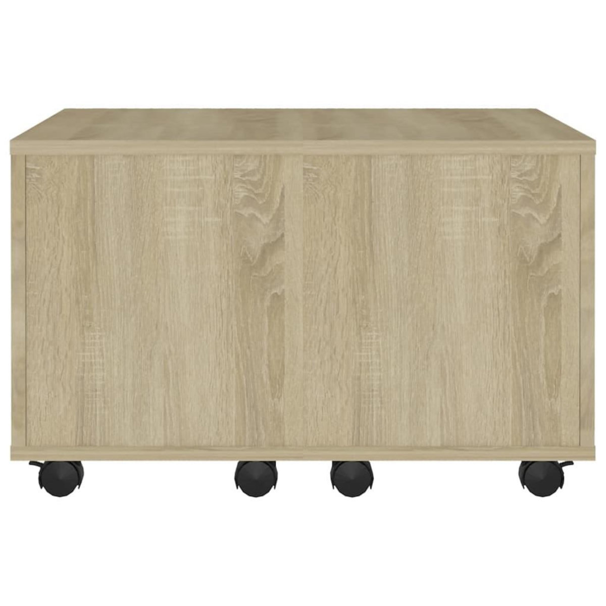 VIDAXL Table basse chene sonoma 60x60x38 cm bois d'ingenierie
