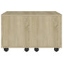 Voir la diapositive 5 : VIDAXL Table basse chene sonoma 60x60x38 cm bois d'ingenierie